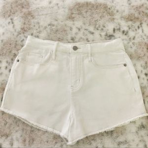 Wild Fable High Rise White Jean Shorts